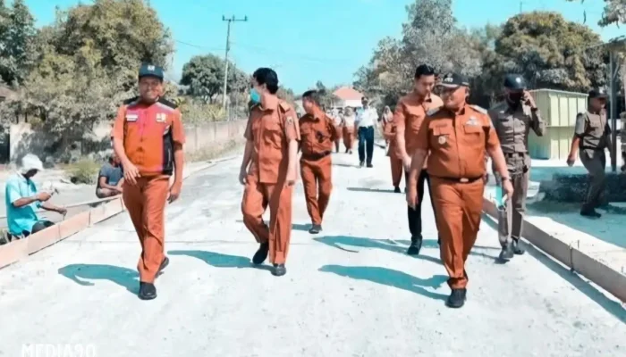 Bupati Nanang Ermanto Tinjau Proyek Perbaikan: Jalan Mandah-Rulung Raya Natar Segera Mulus Kembali
