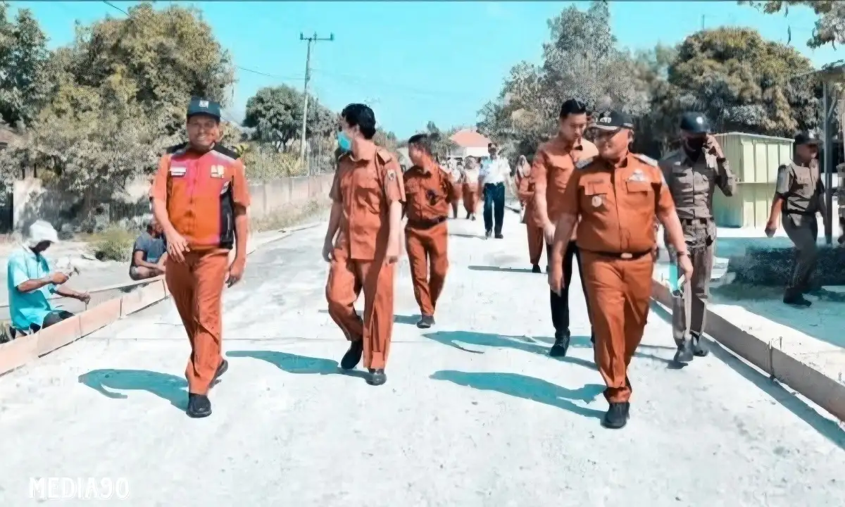 Bupati Nanang Ermanto Tinjau Perbaikan, Jalan Mandah–Rulung Raya Natar Bakal Mulus Kembali