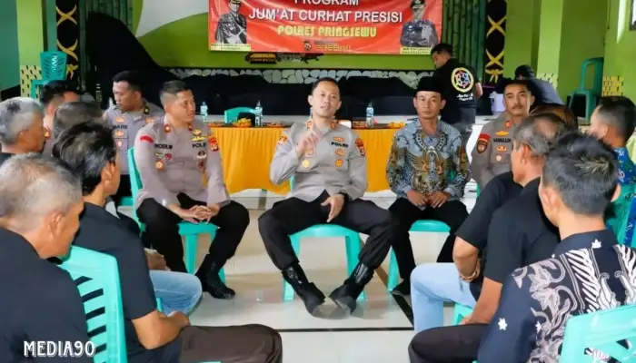 Petani Gadingrejo Pringswu Sampaikan Keluhan Kelangkaan Pupuk dan Irigasi ke Polisi
