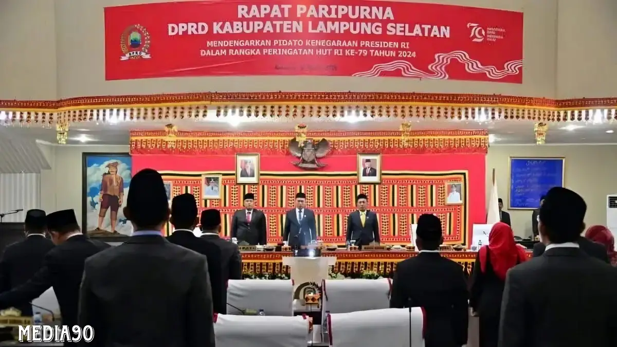 DPRD Lampung Selatan dan Bupati Sidang Paripurna Pidato Kenegaraan Presiden Jokowi Jelang HUT RI ke-79