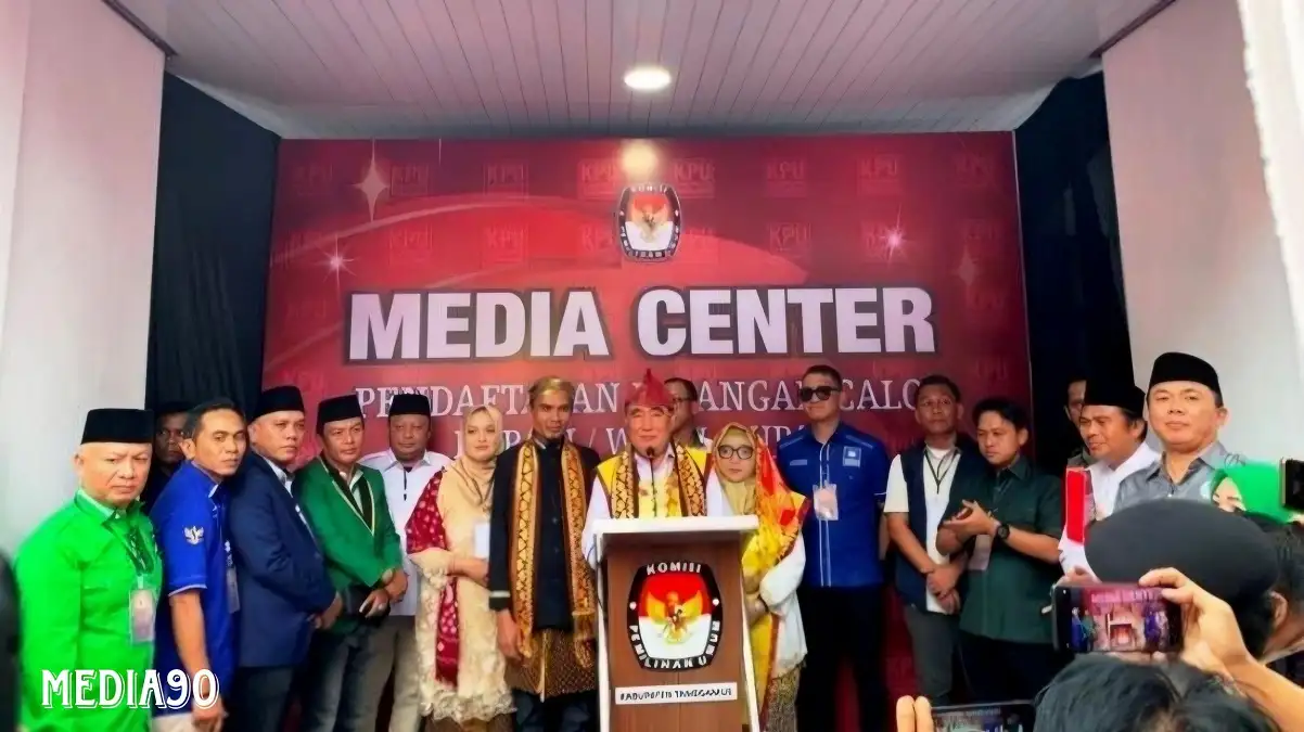 Daftar Calon Bupati dan Wakil Bupati Tanggamus ke KPU, Saleh Asnawi - Agus Suranto Ingin Aktif Wujudkan Harapan Masyarakat