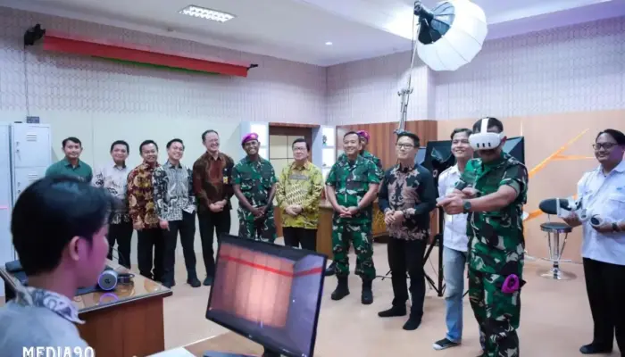 Danbrigif 4 Mar/BS Kunjungi Universitas Teknokrat Indonesia, Beri Apresiasi kepada Rektor