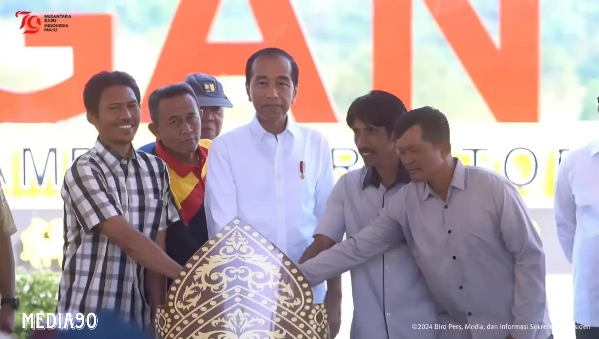 Dibangun Sejak 2017 Hingga Tersandung Korupsi, Bendungan Marga Tiga Lampung Timur Diresmikan Presiden Jokowi