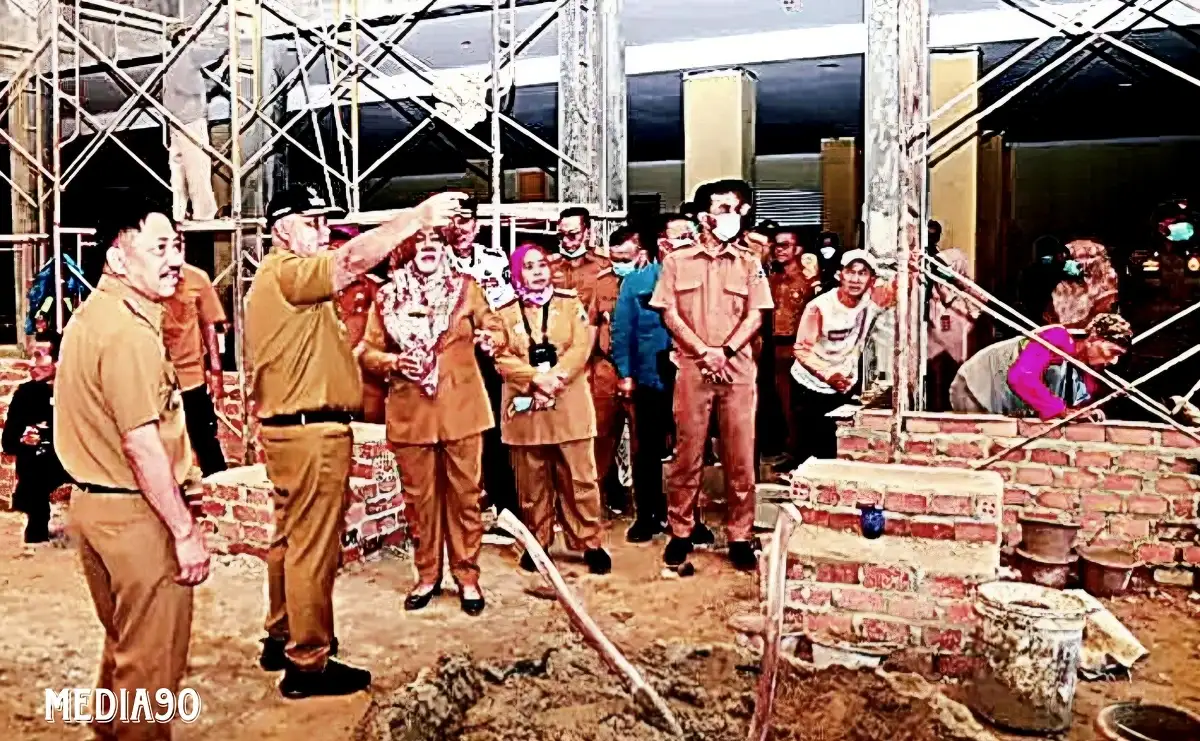 Dibangun Sejak 2023, tak Lama Lagi Pasar Natar Berubah Jadi Pasar Modern dan Nyaman Belanja