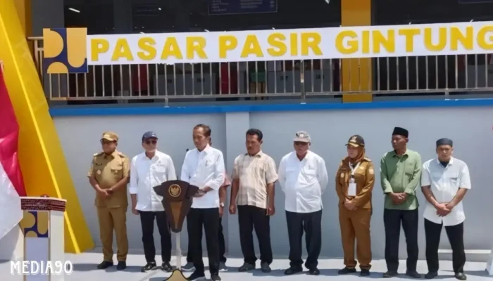 Habiskan Rp38 Miliar, Jokowi Minta Wali Kota Bandar Lampung Jaga Keberlanjutan Pasar Pasir Gintung