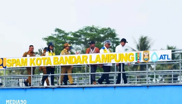 Presiden Jokowi Meresmikan SPAM: Tiga Kecamatan di Bandar Lampung Kini Nikmati Akses Air Bersih