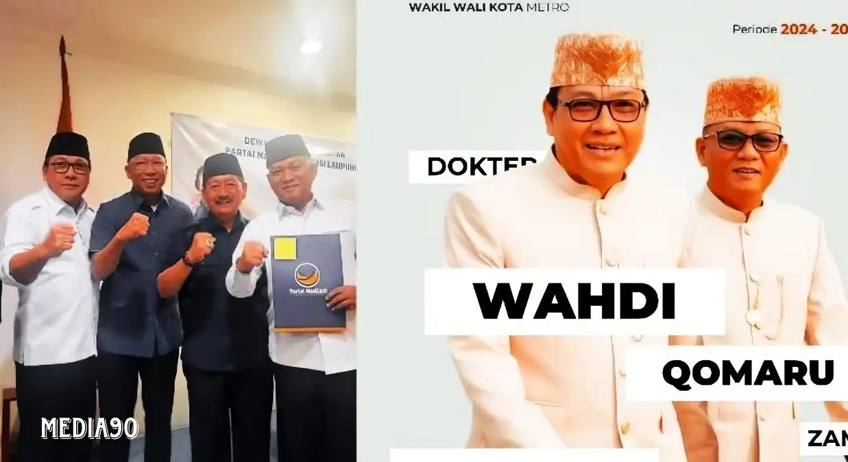 Disebut Bimbang Pilih Wakil Wali Kota di Pilkada Metro, Wahdi Siradjuddin Saya Tetap Bersama Qomaru Zaman