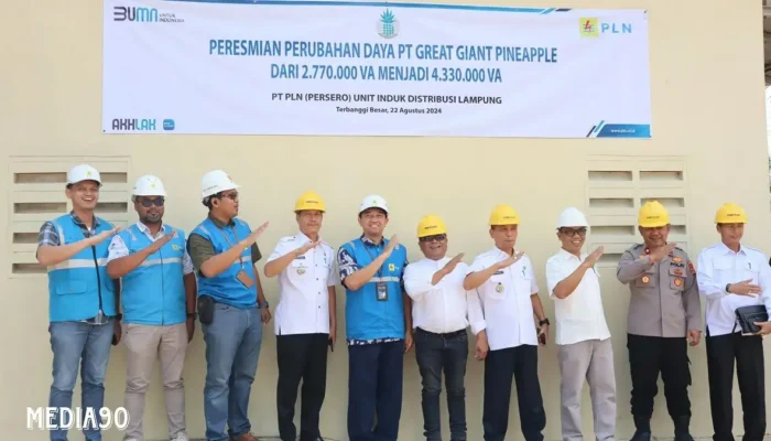 PLN Tingkatkan Kapasitas Listrik untuk Dorong Pertumbuhan Industri di PT GGF Lampung Tengah