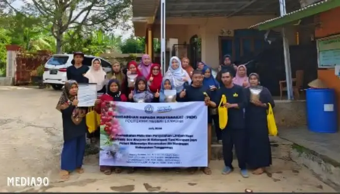 Dosen Polinela Berikan Pendampingan kepada Gapoktan Air Naningan dalam Pengolahan Limbah Kopi