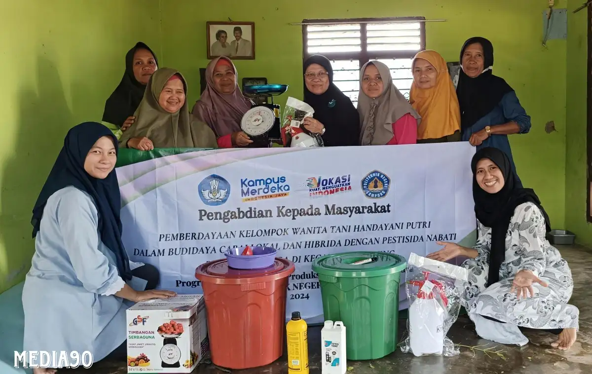Dosen Prodi TPTH Polinela Adakan Penyuluhan Budidaya Cabai dengan Pestisida Nabati di Tanggamus