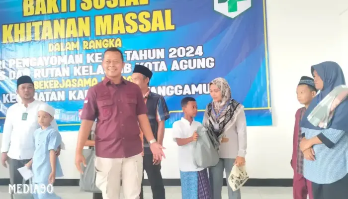 Lapas dan Rutan Kota Agung Rayakan Hari Pengayoman ke-79 dengan Khitanan Massal