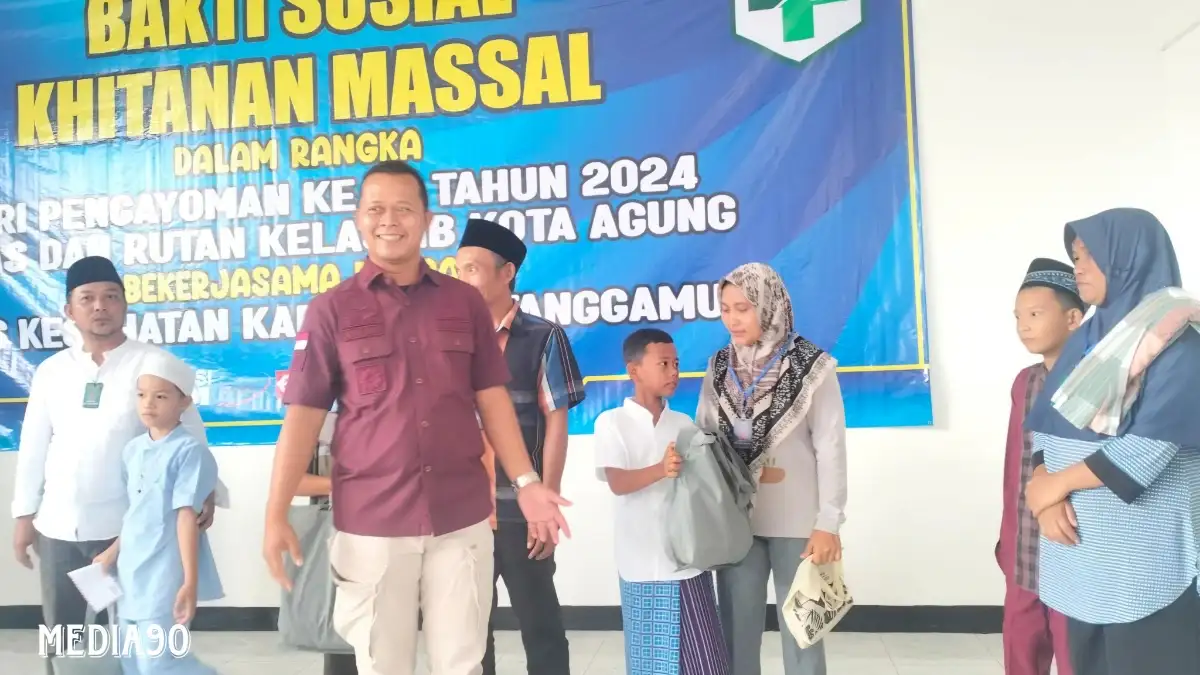 Hari Pengayoman ke-79, Lapas dan Rutan Kota Agung Gelar Bakti Sosial Khitanan Massal