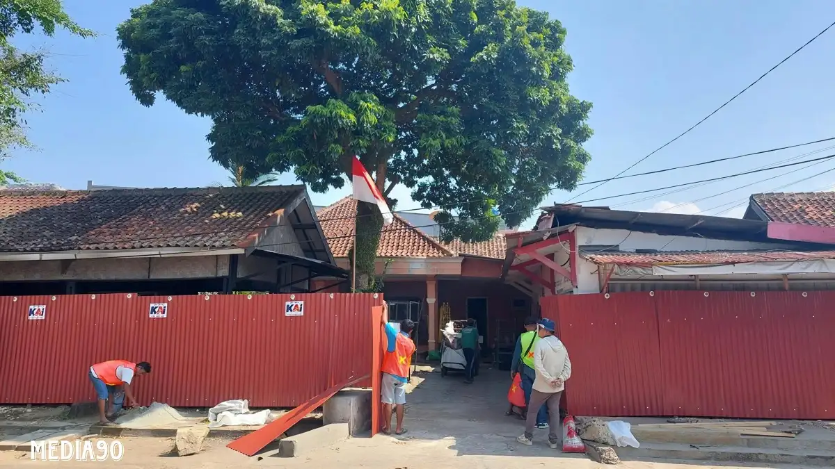Humanis, Warga Penghuni Rumah Dinas di Pasir Gintung Sukarela Serahkan Aset Negara ke KAI Tanjungkarang