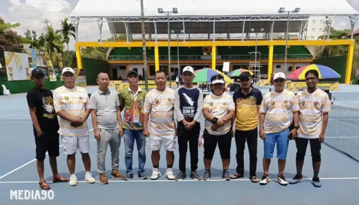 Tundukkan Sulawesi Selatan, Tim Tenis Beregu Lampung Lolos ke Semifinal Porwanas 2024