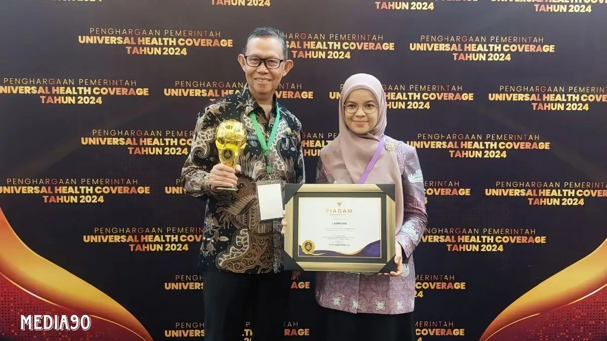 Kepesertaan JKN di Lampung Capai 99,17 Persen, Pemprov dan BPJS Kesehatan Cabang Bandar Lampung Raih UHC Award 2024