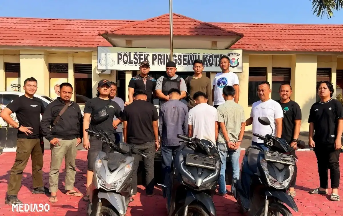Komplotan Pencuri Asal Tanggamus ini Diringkus Polisi karena Belasan Kali Curi Motor di Pringsewu,