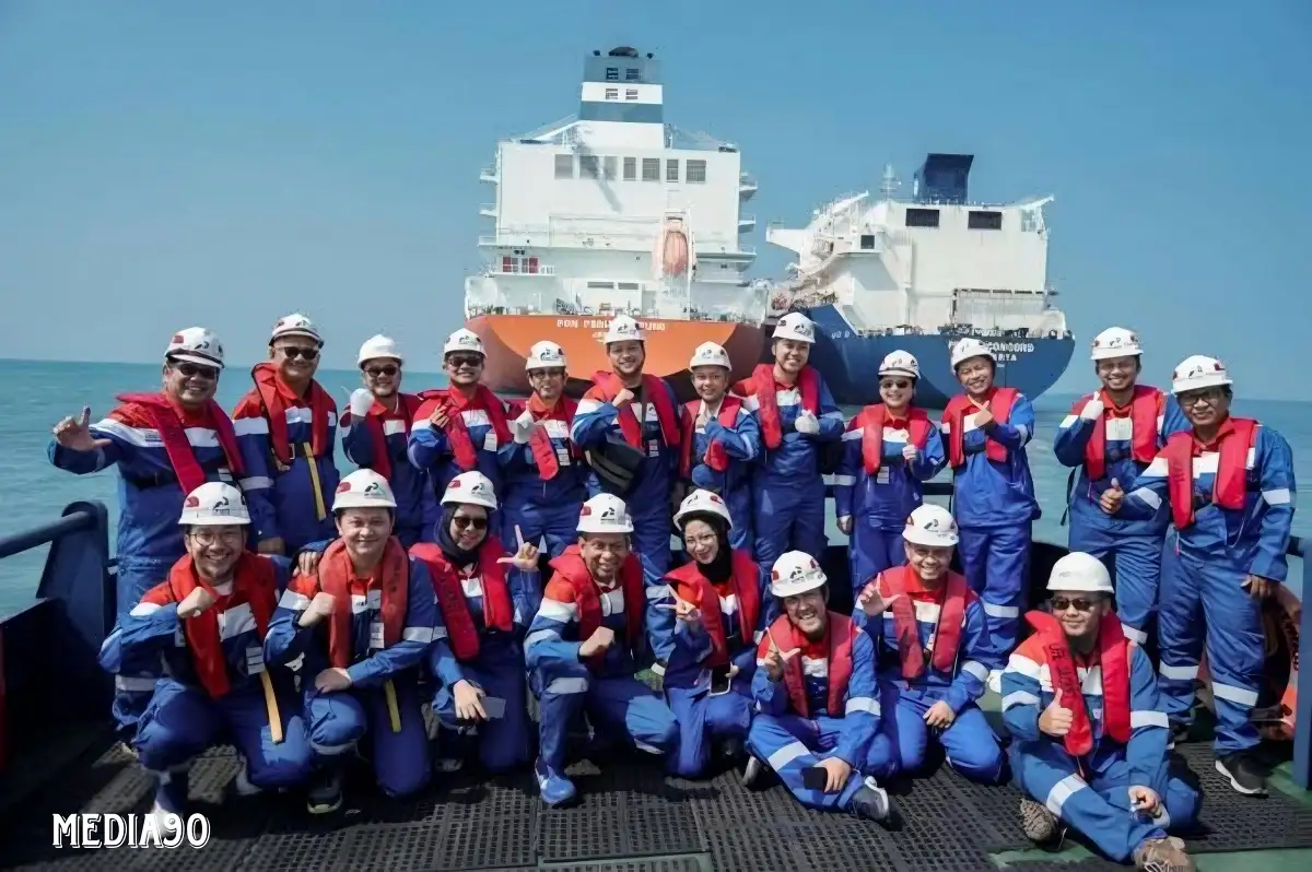 Kunjungi Terminal LNG FSRU Lampung, Asosiasi Industri Jadi Saksi Penyaluran LNG