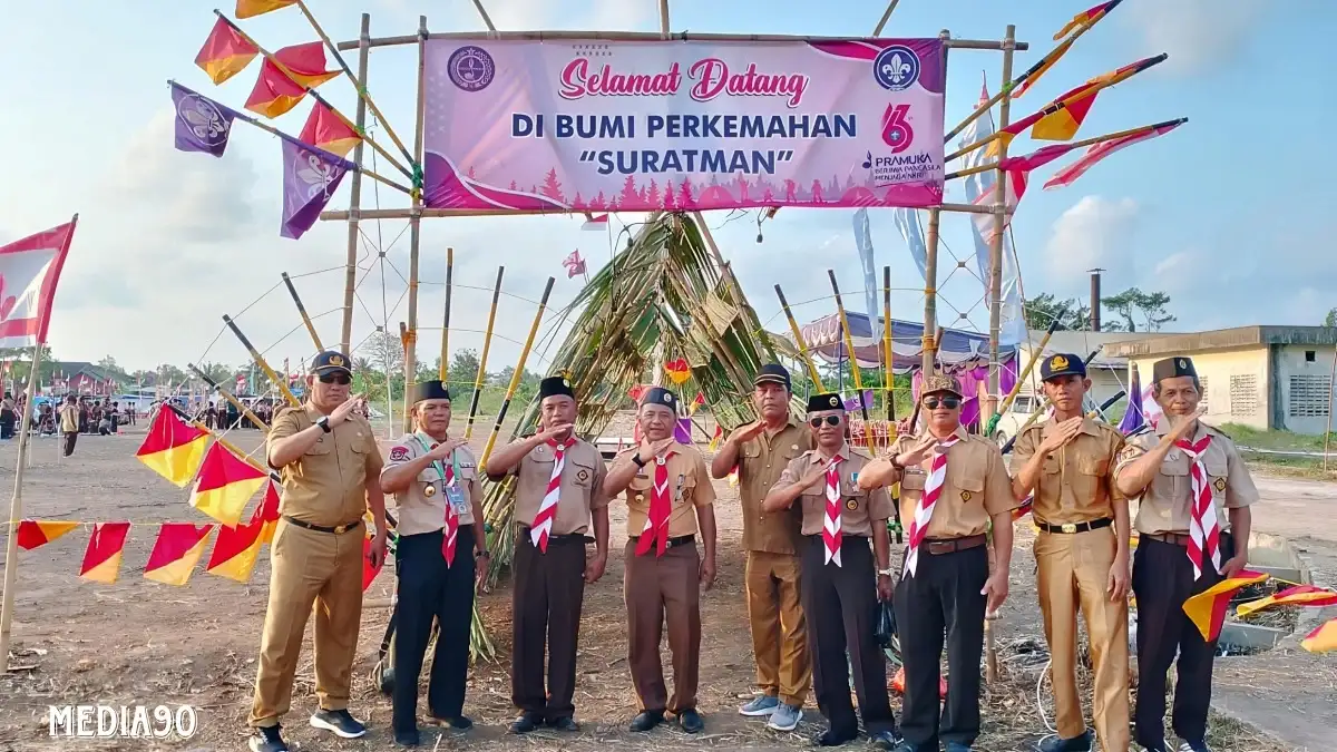 Lapangan Sekretariat P3UW Lampung Jadi Lokasi Bumi Perkemahan di Rawajitu Timur Tulang Bawang