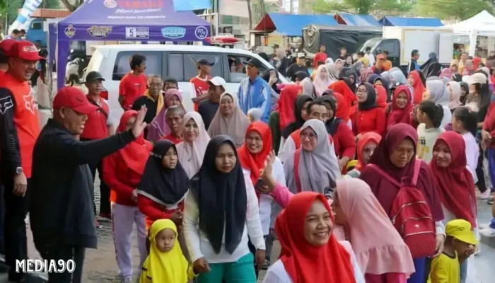 Ribuan Warga Way Urang Kalianda Rayakan HUT ke-79 RI dengan Jalan Sehat Berhadiah Bersama Bupati Lampung Selatan