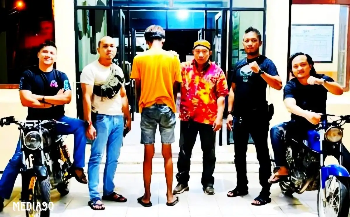 Modifikasi Motor Curian Lalu Jual di Medsos, Dua Remaja Asal Pringsewu ini Digiring ke Sel Polisi