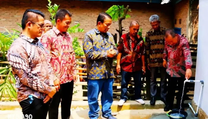 PT Nestlé Indonesia Bangun Fasilitas Air Bersih untuk Tiga RT di Srengsem Panjang Bandar Lampung