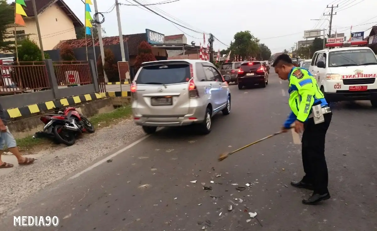 Pemotor Meninggal Usai Benturan dengan Truk yang Hendak Masuk SPBU Wates Pringsewu
