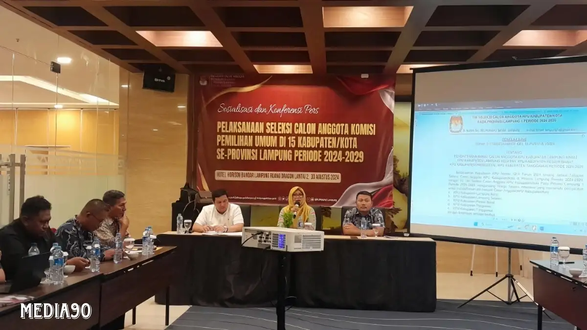 Pendaftaran Calon Anggota KPU 15 Kabupaten Kota di Lampung Periode 2024-2029 Resmi Dibuka Timsel, ini Syaratnya