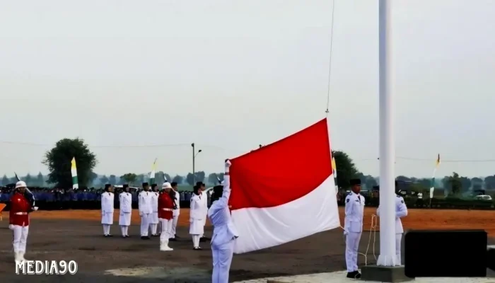 Momen Istimewa: Upacara Bendera HUT ke-79 RI di Kota Baru Lampung Jati Agung