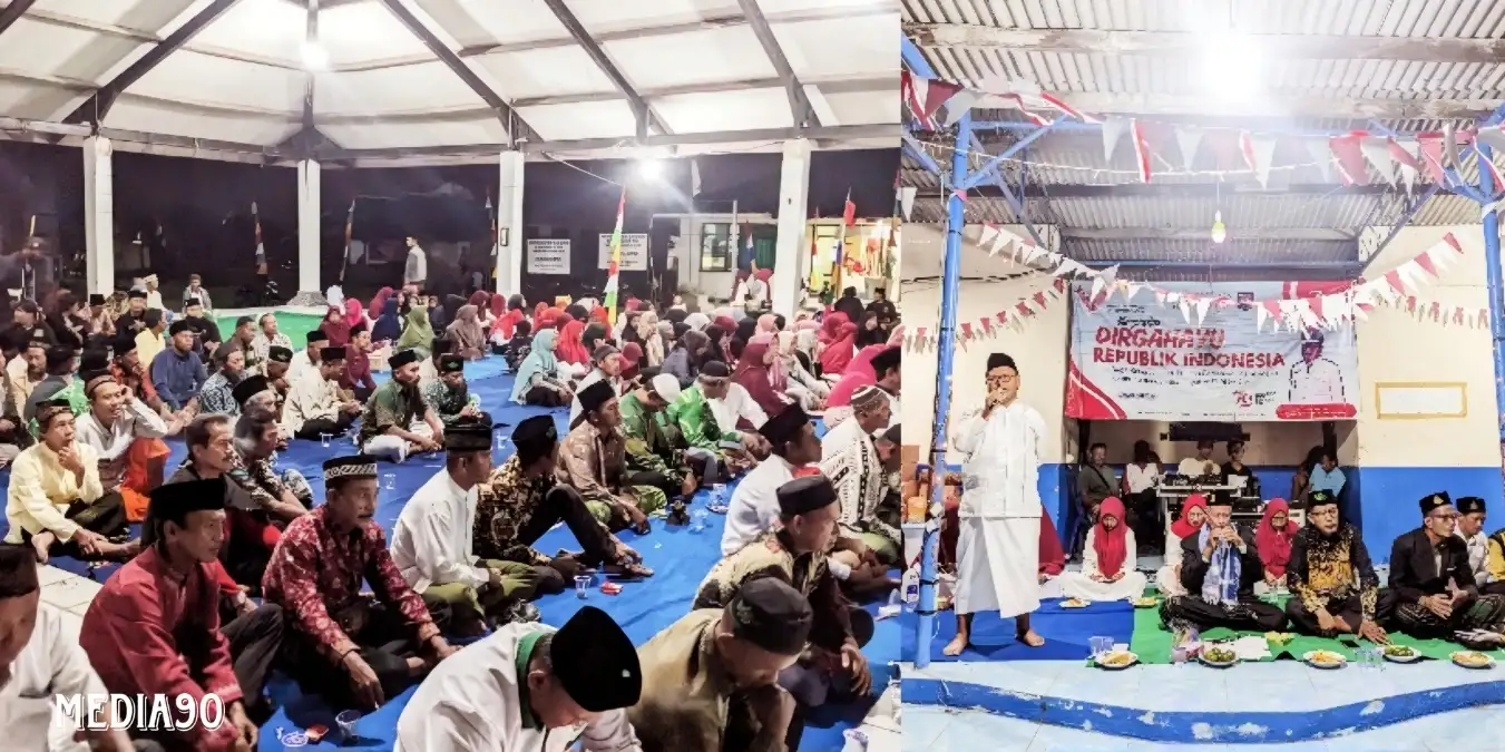 Petambak Bumi Dipasena Agung Isi Peringatan HUT ke-79 RI dengan Gema Sholawat Kemerdekaan