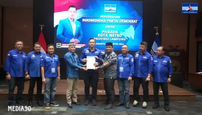 Pilkada 2024: Partai Demokrat Resmi Dukung Pasangan Bambang-M. Rafieq di Metro dan Aries Sandi-Supriyanto di Pesawaran