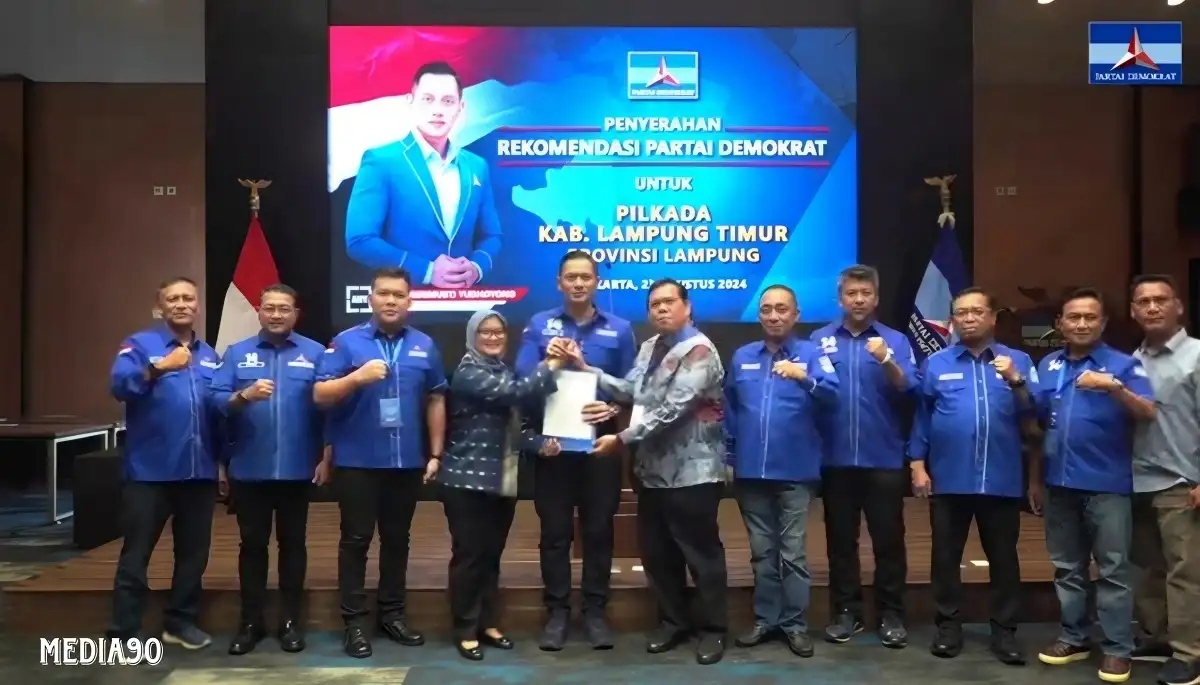 Pilkada 2024, Partai Demokrat Resmi Usung Pasangan Ella - Azwar Hadi di Lampung Timur, Musa - Ahsan di Lampung Tengah