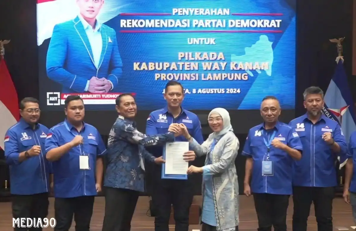 Pilkada 2024, Partai Demokrat Usung Ardian – Sofyan di Lampung Utara, Elfianah – Yugi di Mesuji, Novriwan – Nadir di Tubaba, dan Ali – Ayu di Way Kanan