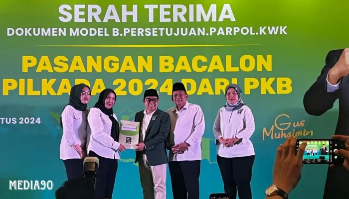 Rekomendasi B1KWK dari PKB Diterima Pasangan Petahana Eva Dwiana dan Deddy Amarullah dalam Pilkada Bandar Lampung 2024