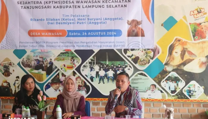 Polinela Dorong Pengembangbiakan Sapi Potong di Lampung Selatan dengan Pakan Inovatif DFM