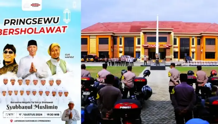 Malam Ini, Pringsewu Bersholawat Bersama Gus Miftah dan Rahmat Mirzani Djausal, 132 Personel Polres Siaga di Sukoharjo