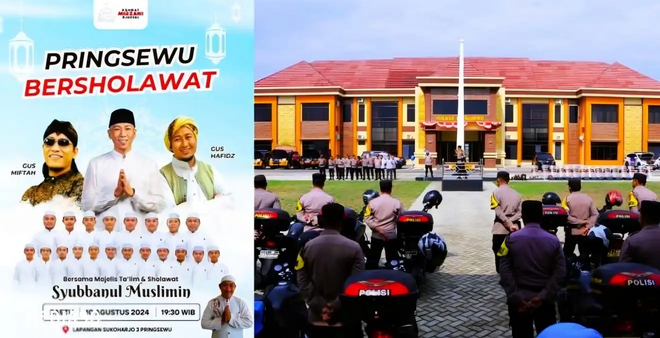 Pringsewu Bersholawat Bersama Gus Miftah dan Rahmat Mirzani Djausal Malam ini di Sukoharjo, Polres Siagakan 132 Personel