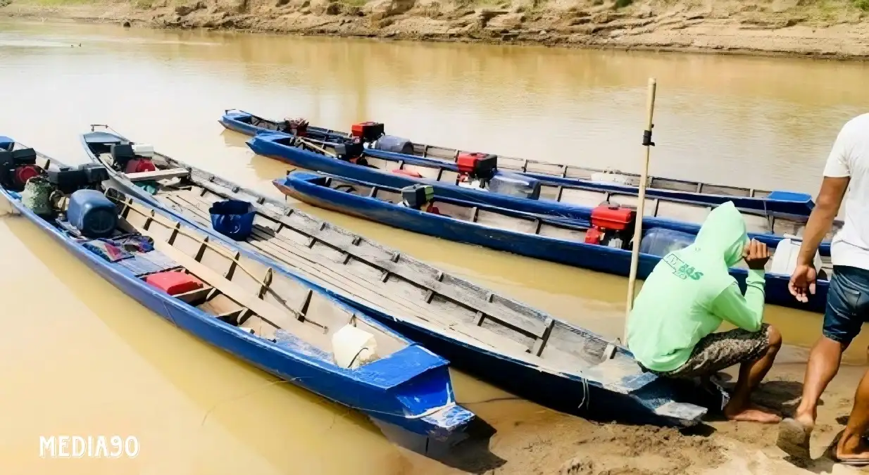 Puluhan Kali Setrum Ikan di Sungai, Polisi Tangkap Delapan Nelayan di Gunung Terang Tulang Bawang Barat