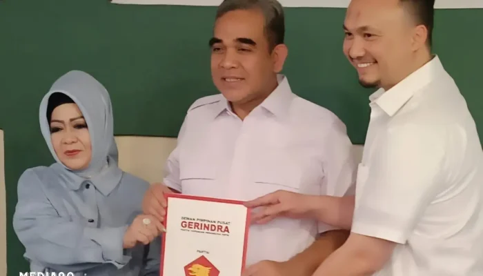 Reihana dan Wakil Bupati Lampung Selatan Pandu Dapat Mandat untuk Pilkada Bandar Lampung 2024, Partai Gerindra: Masih Penjajakan