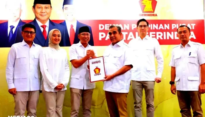 DPP Gerindra Menetapkan Rahmat Mirzani Djausal dan Jihan Nurlela sebagai Calon Gubernur dan Wakil Gubernur Lampung
