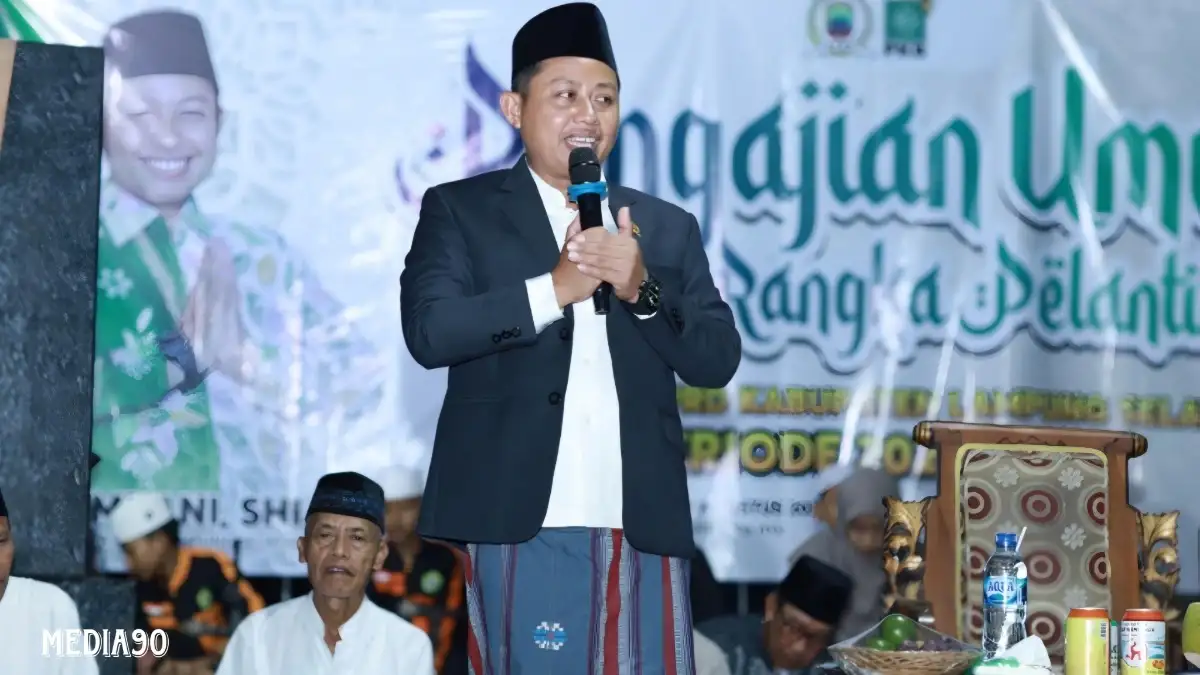 Resmi Dilantik Anggota DPRD Lampung Selatan, Hamdani Tatap Muka Perdana Bareng Ribuan Warga Lewat Pengajian