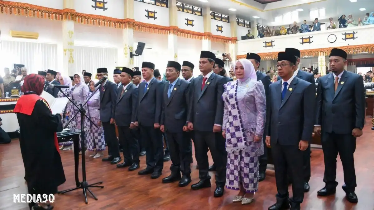 Ria Hartini Diangkat Ketua Sementara, ini Daftar 25 Anggota DPRD Metro Dilantik Periode 2024-2029