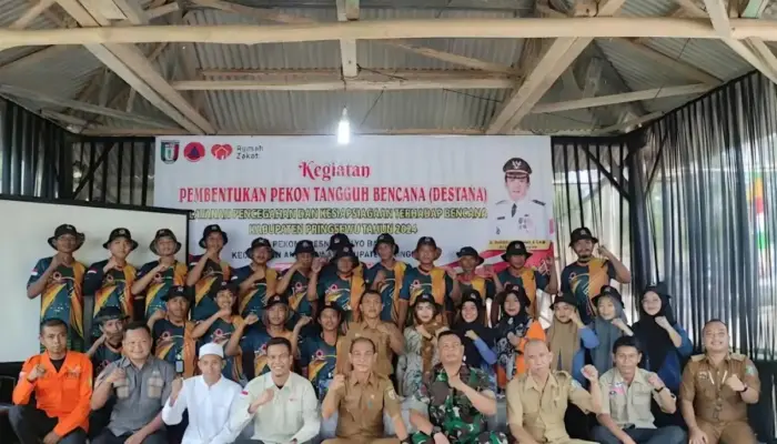 Inisiatif Rumah Zakat dan BPBD Pringsewu: Pembentukan Desa Tangguh Bencana di Pekon Kresnomulyo Barat