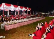 Warga Tanjung Bintang Lampung Selatan Rayakan HUT RI dengan 104 Tumpeng Simbolis Angka 17+8+45+79