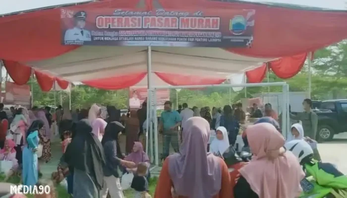 Pemkab Lampung Selatan Gelar Operasi Pasar Murah Sambut HUT RI ke-79