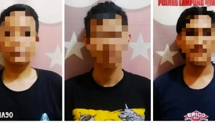 Tiga Warga Kotabumi Selatan Lampung Utara Ditangkap Polisi Setelah Sekap dan Siksa Mahasiswa