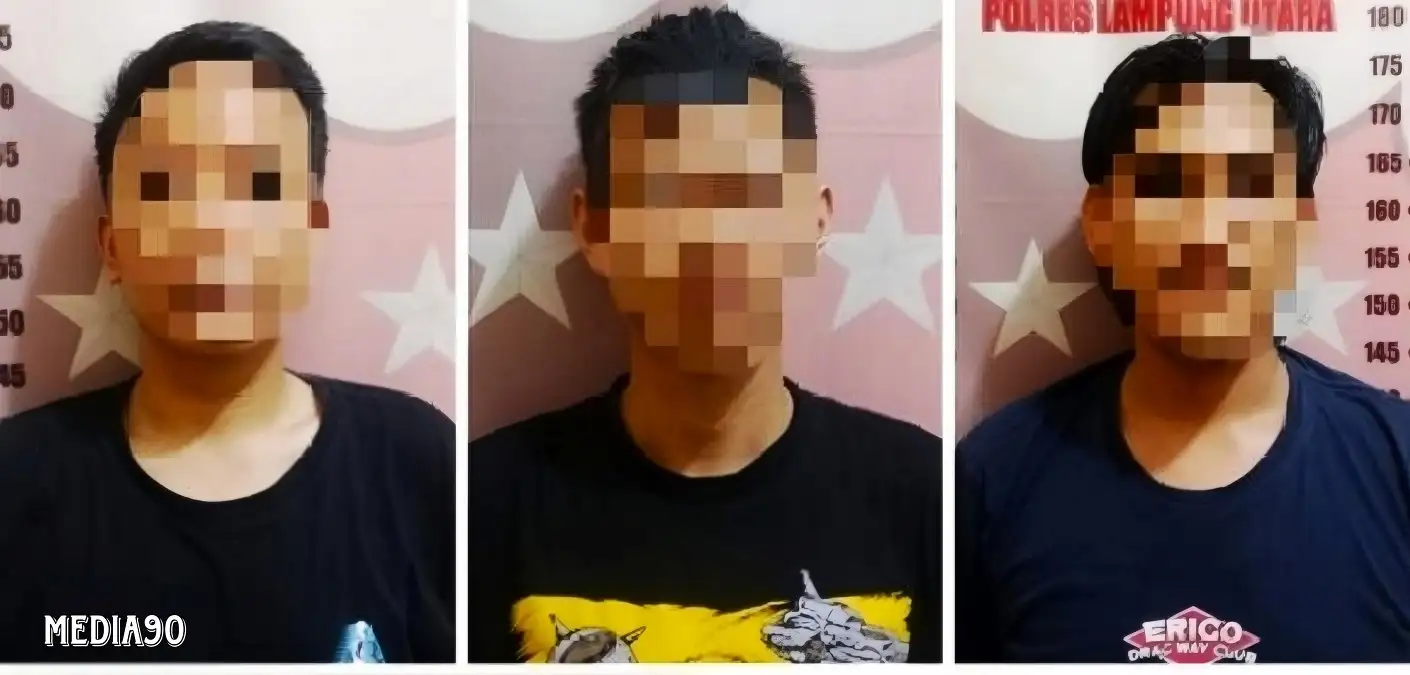 Sekap dan Siksa Seorang Mahasiswa, Polisi Ringkus Tiga Pelaku Warga Kotabumi Selatan Lampung Utara ini