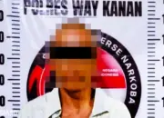 Kakek dari Pakuan Ratu Way Kanan Ditangkap Karena Simpan Sabu di Atas Lemari, Ancaman Penjara Menanti