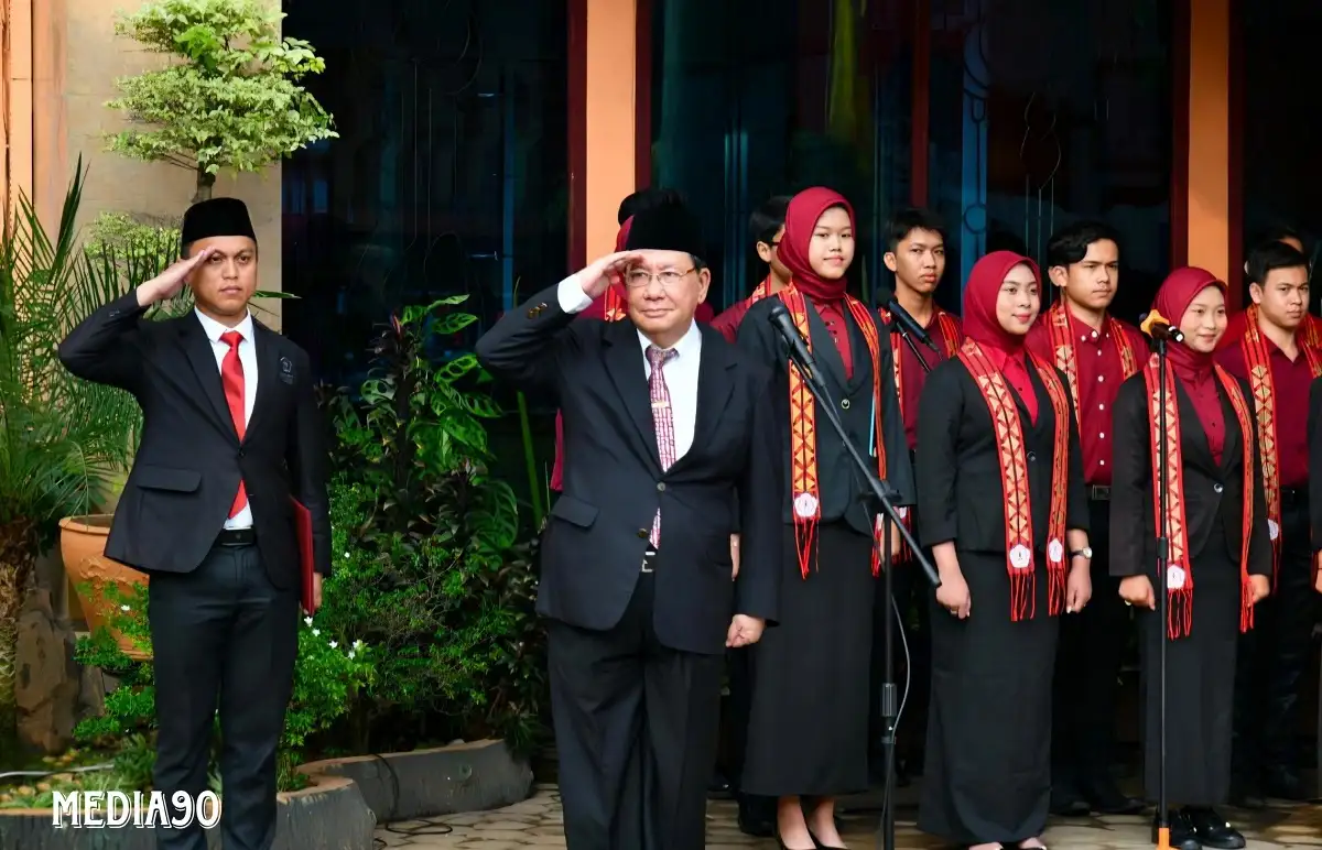 Teknokrat Indonesia Gelar Upacara Kemerdekaan RI ke-79, Rektor Mari Wujudkan Bersama Nusantara Baru, Indonesia Maju