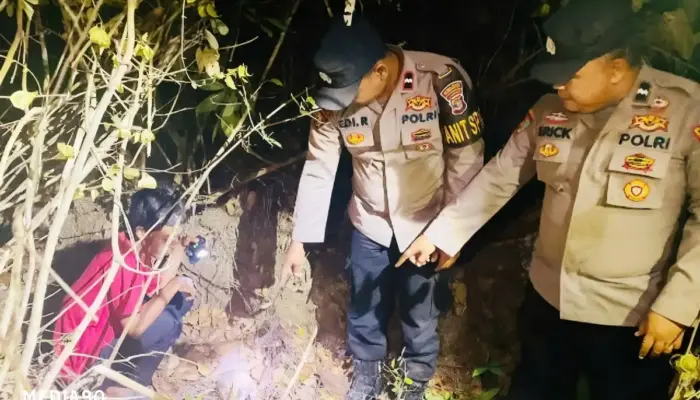 Kerangka Manusia Ditemukan di Kebun Karet Tulang Bawang Barat, Dibawa ke RS Bhayangkara Lampung untuk Forensik