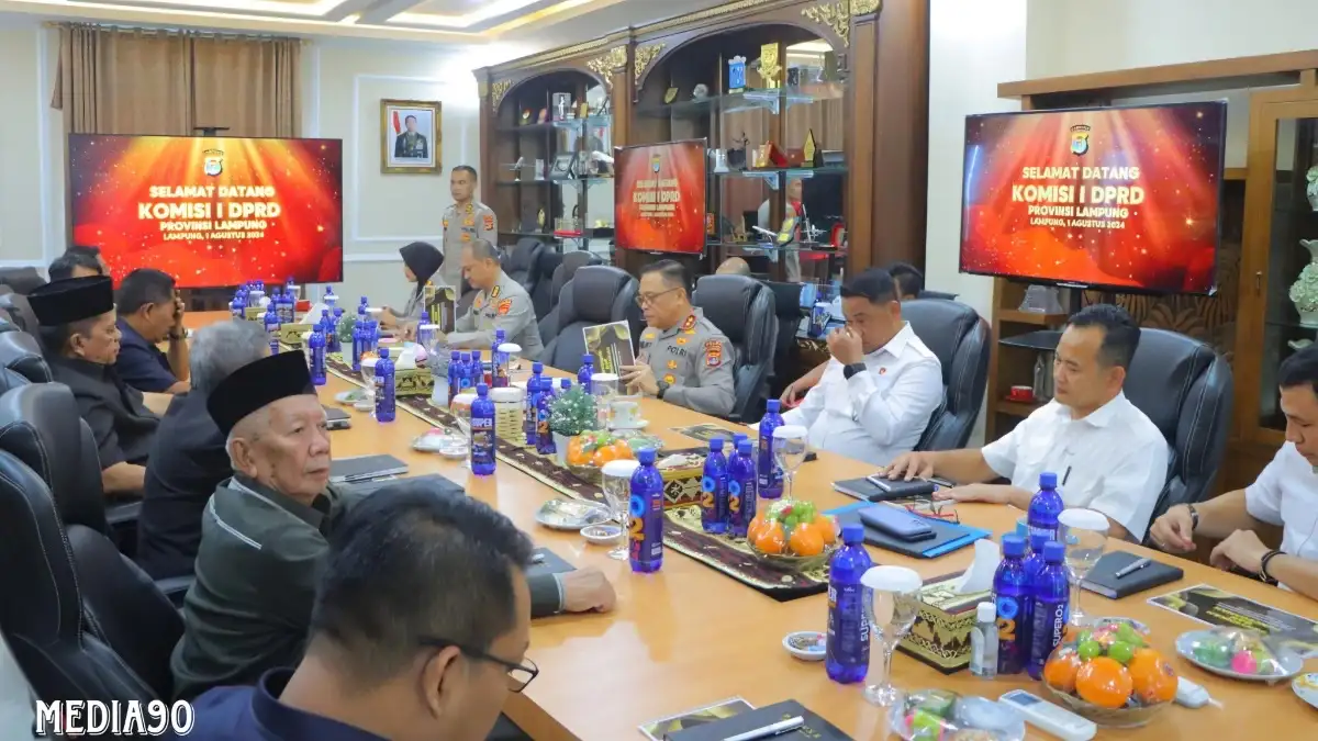 Temui Polda Lampung, Komisi I DPRD Lampung Pertanyakan Kelanjutan Kasus Korupsi Bendungan Margatiga Lampung Timur
